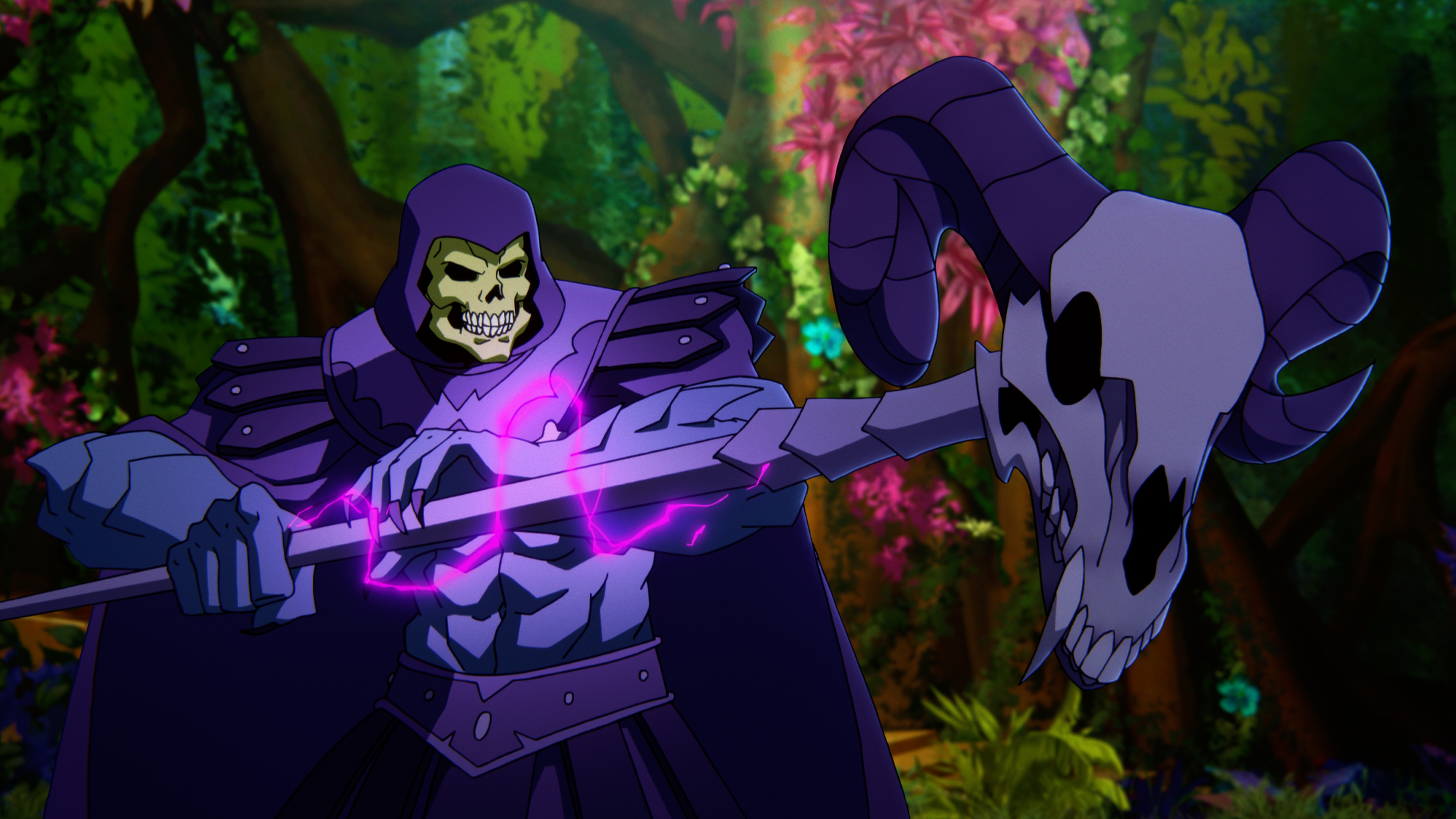 Masters of the Universe Revelation reviews feature comments on Skeletor, played by Mark Hamill