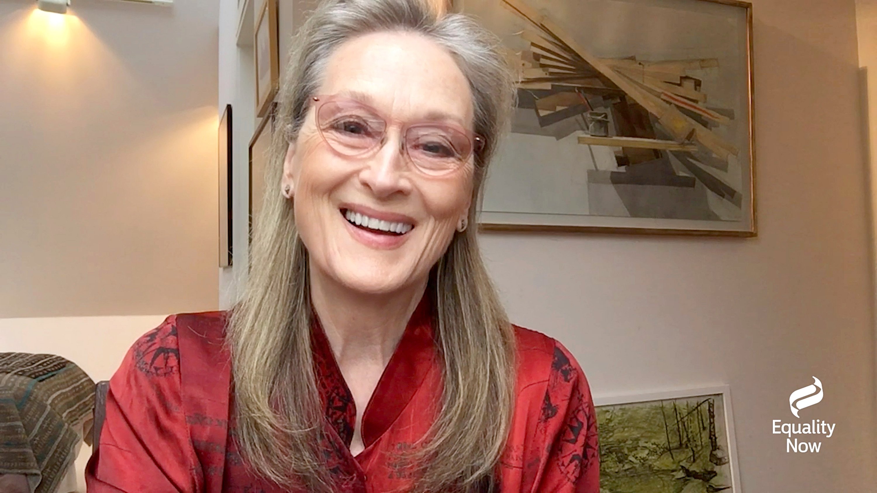 Meryl Streep speaks during Equality Now's Virtual Make Equality Reality Gala