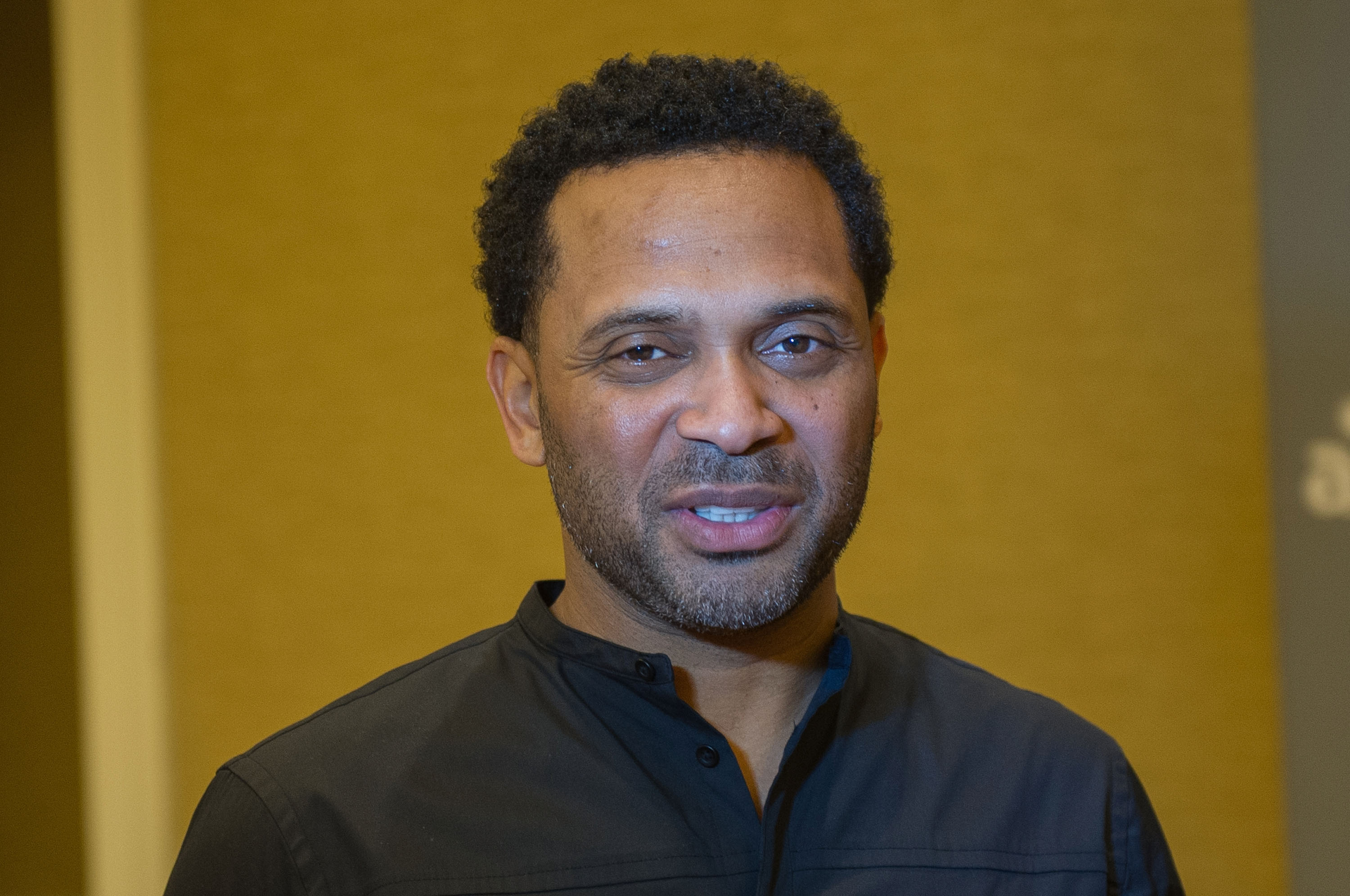 Mike Epps poses for a photo at an event in Atlanta, Georgia