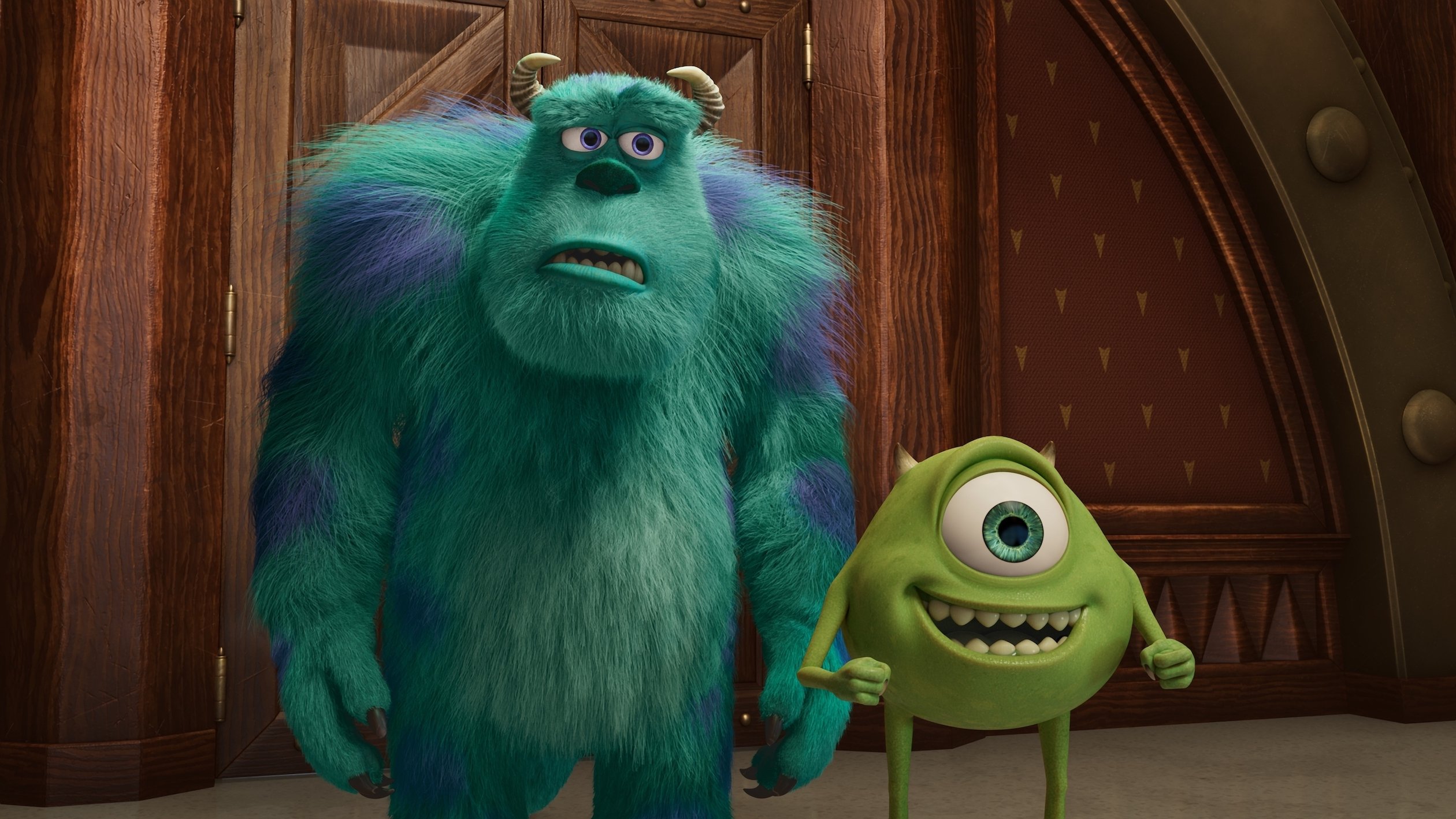 Mike and Sulley of 'Monsters Inc.' in the Disney+ original series 'Monsters at Work'