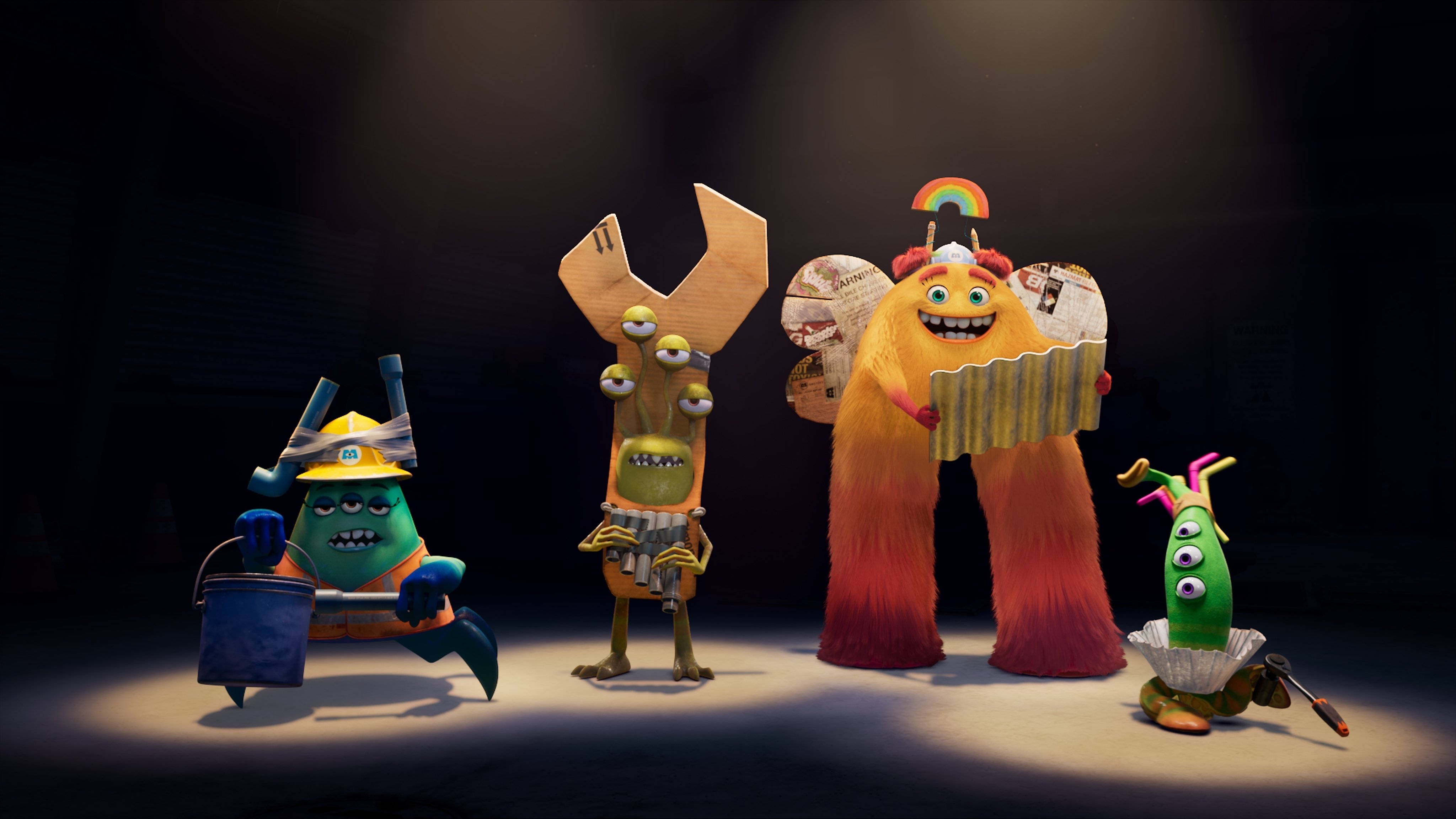 The MIFT characters from the Disney+ original series, 'Monsters at Work'