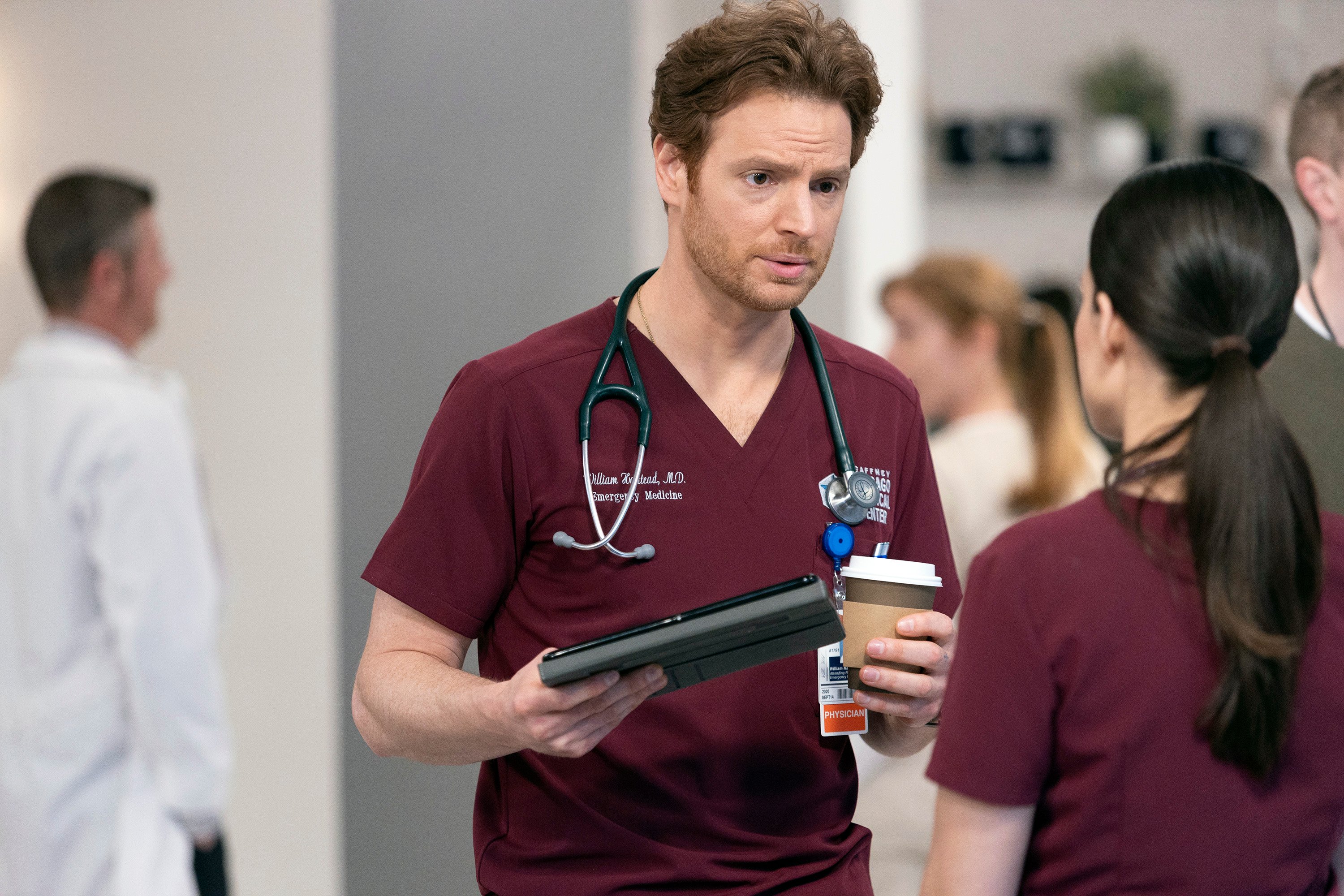 Nick Gehlfuss as Dr. Will Halstead  on 'Chicago Med.'  