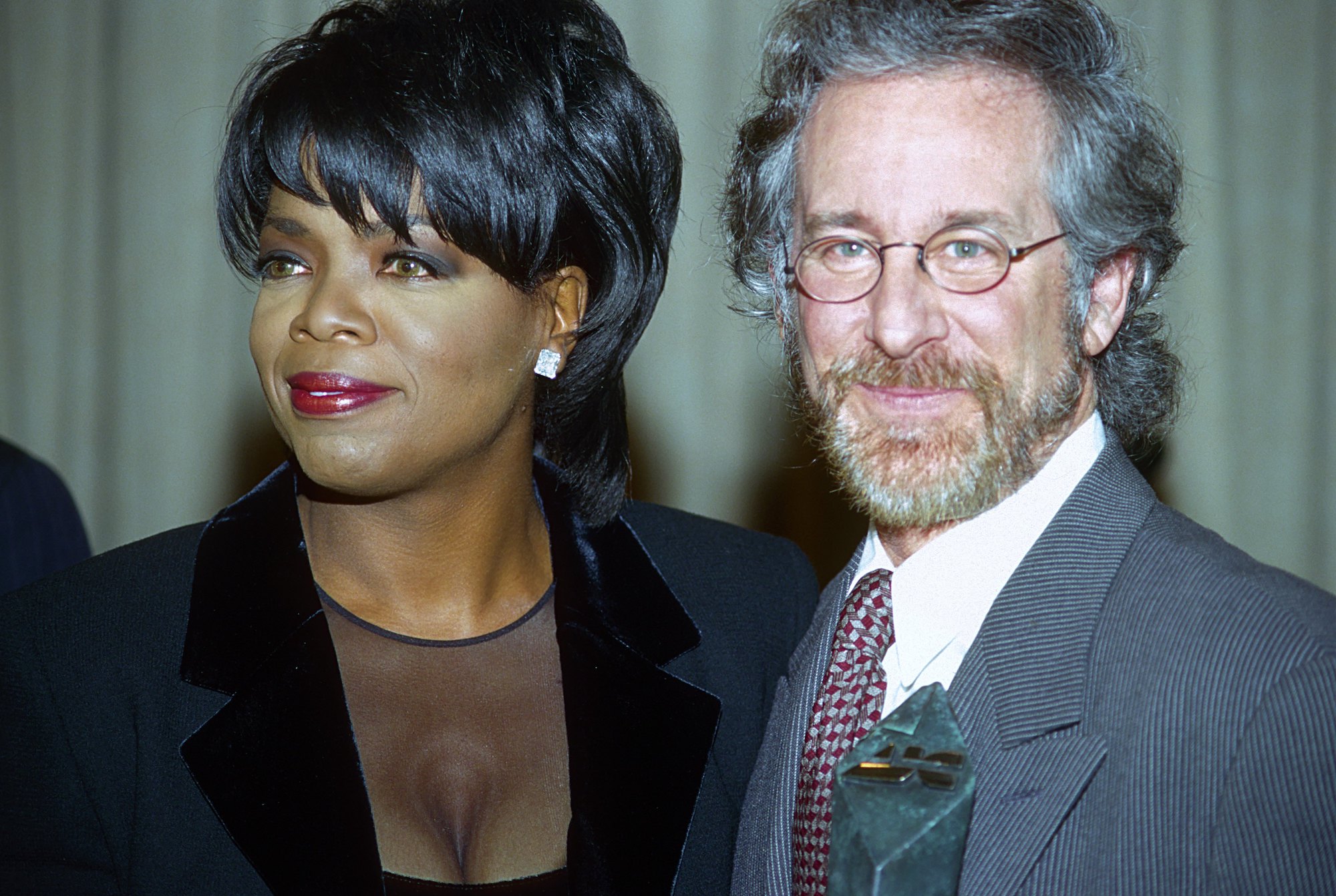 Oprah Winfrey and Steven Spielberg the American Jewish Committee Awards in 1997