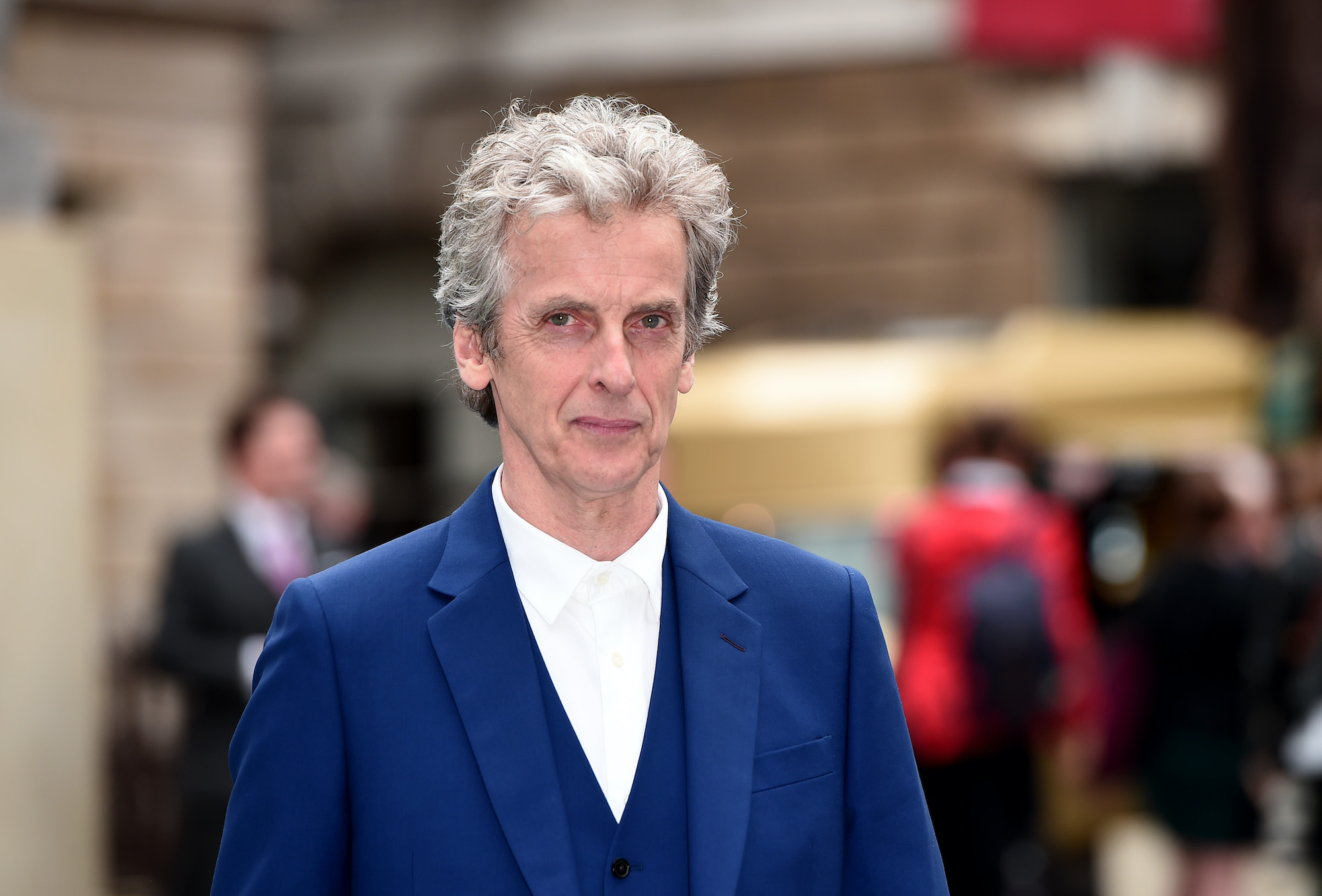 Peter Capaldi smiling