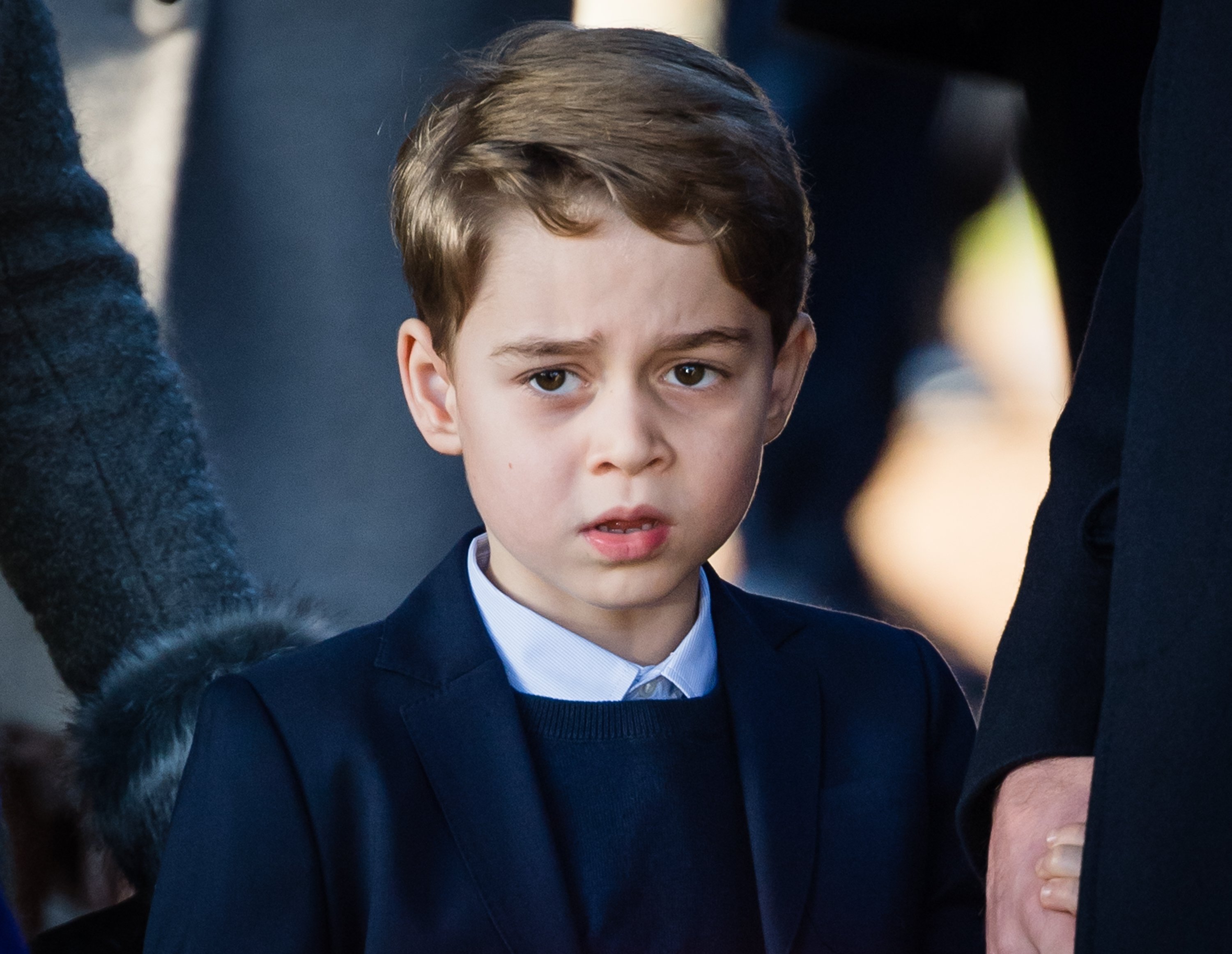 Prince George attending Christmas Day Church service