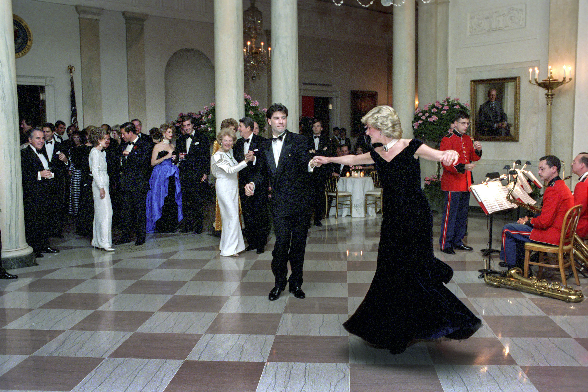 John Travolta and Princess Diana dancing
