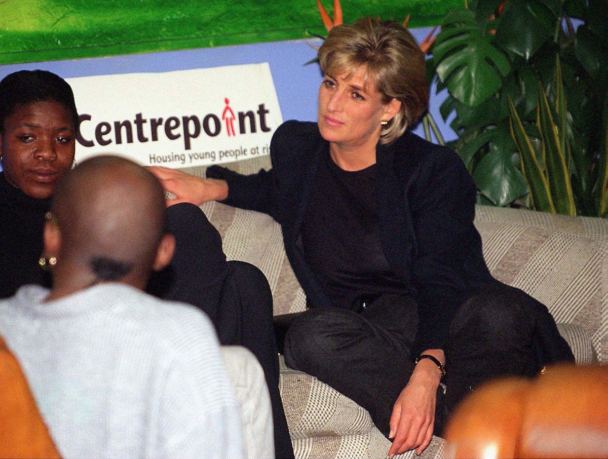 Princess Diana at Centrepoint Charity