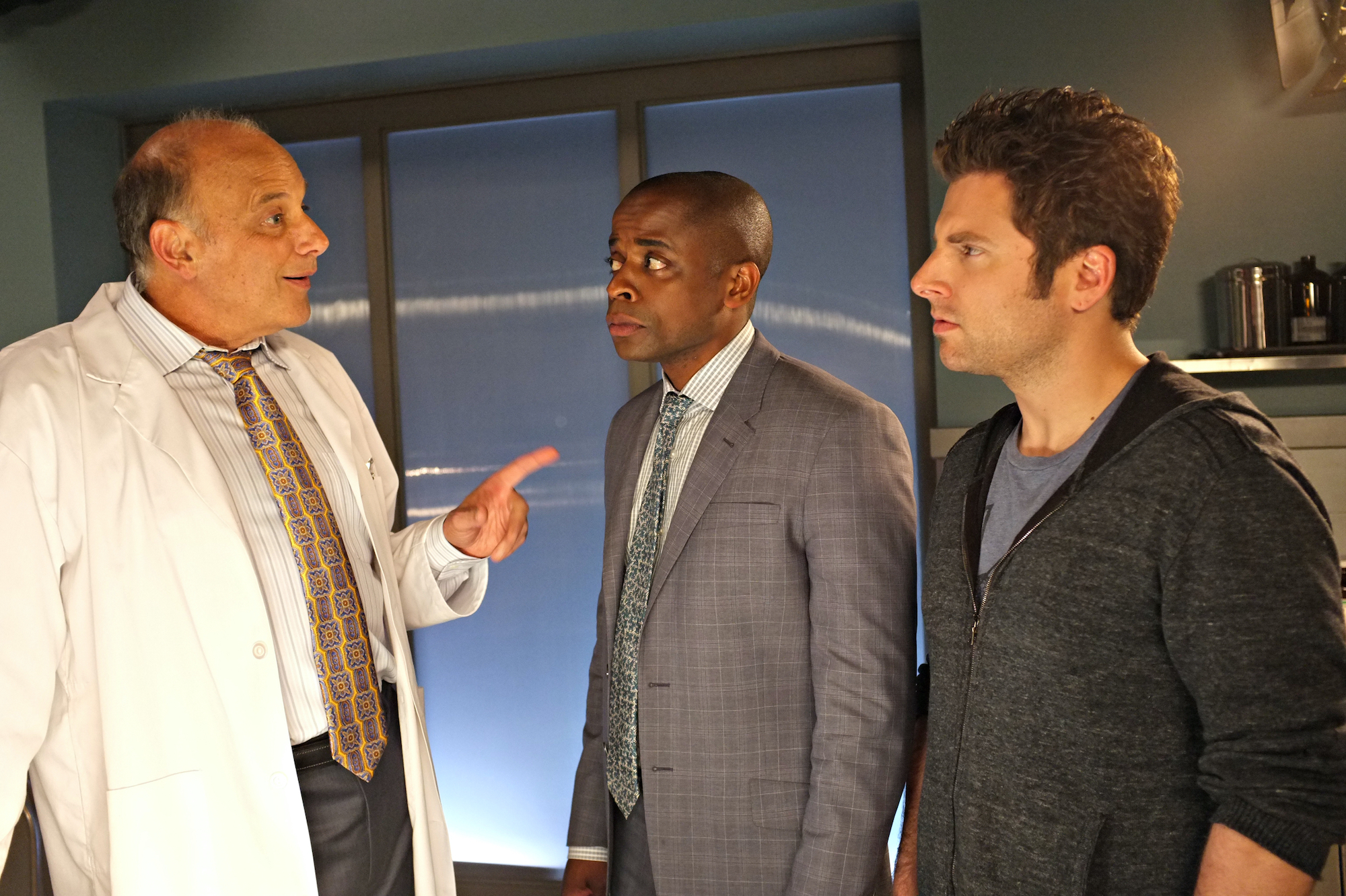 Kurt Fuller, Dule Hill, and James Roday on 'Psych'