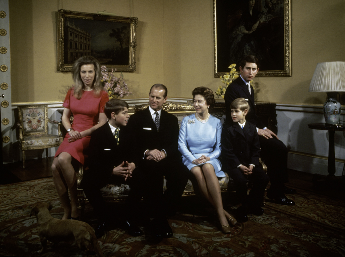 The royal family at Buckingham Palace, London, 1972.
