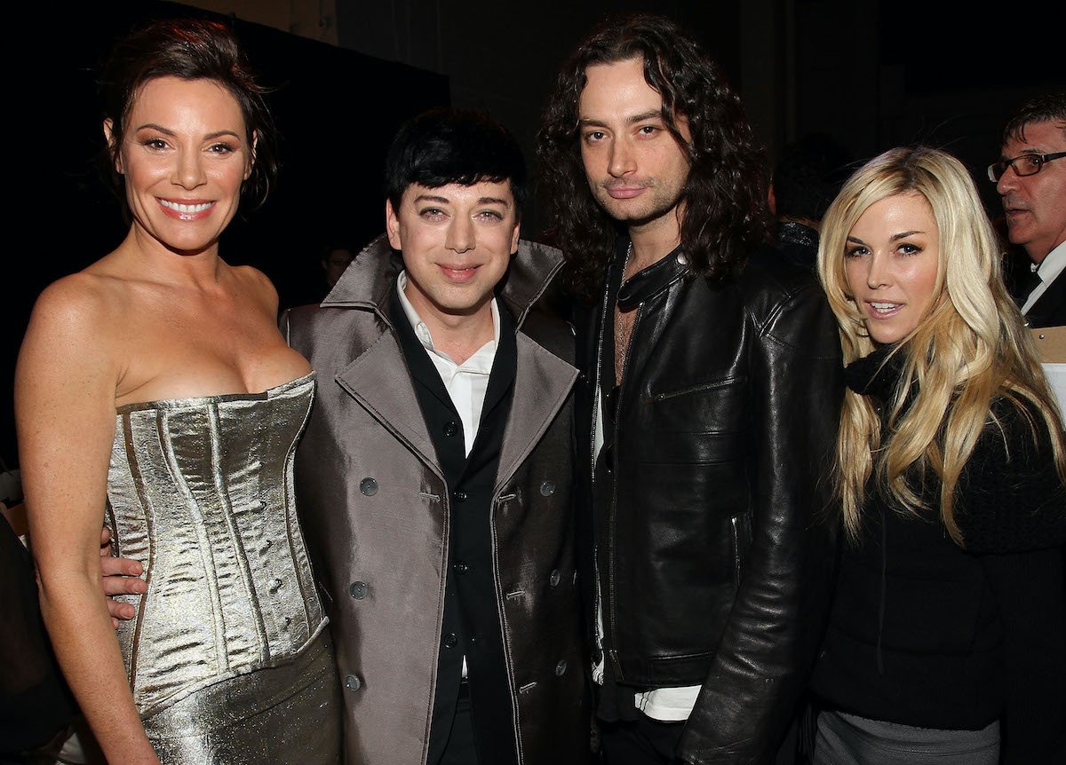 Luann de Lesseps from The Real Housewives of New York City, Malan Breton, Constantine Maroulis, and Tinsley Mortimer attend an event in 2010 in New York City