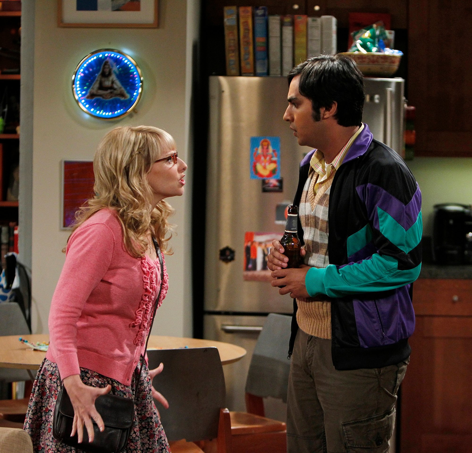 Bernadette and Raj have a verbal altercation in "The Skank Reflex Analysis", an episode of 'The Big Bang Theory'