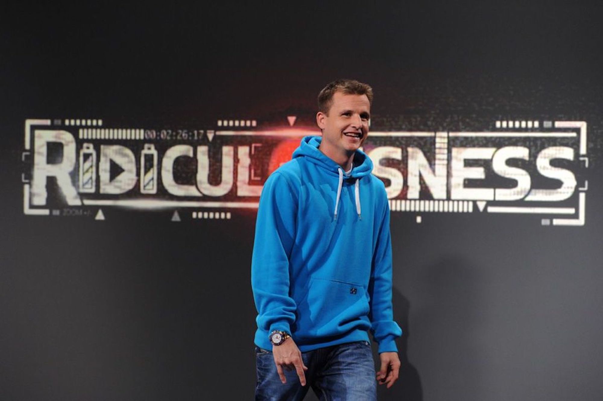 Rob Dyrdek on the set of 'Ridiculousness'