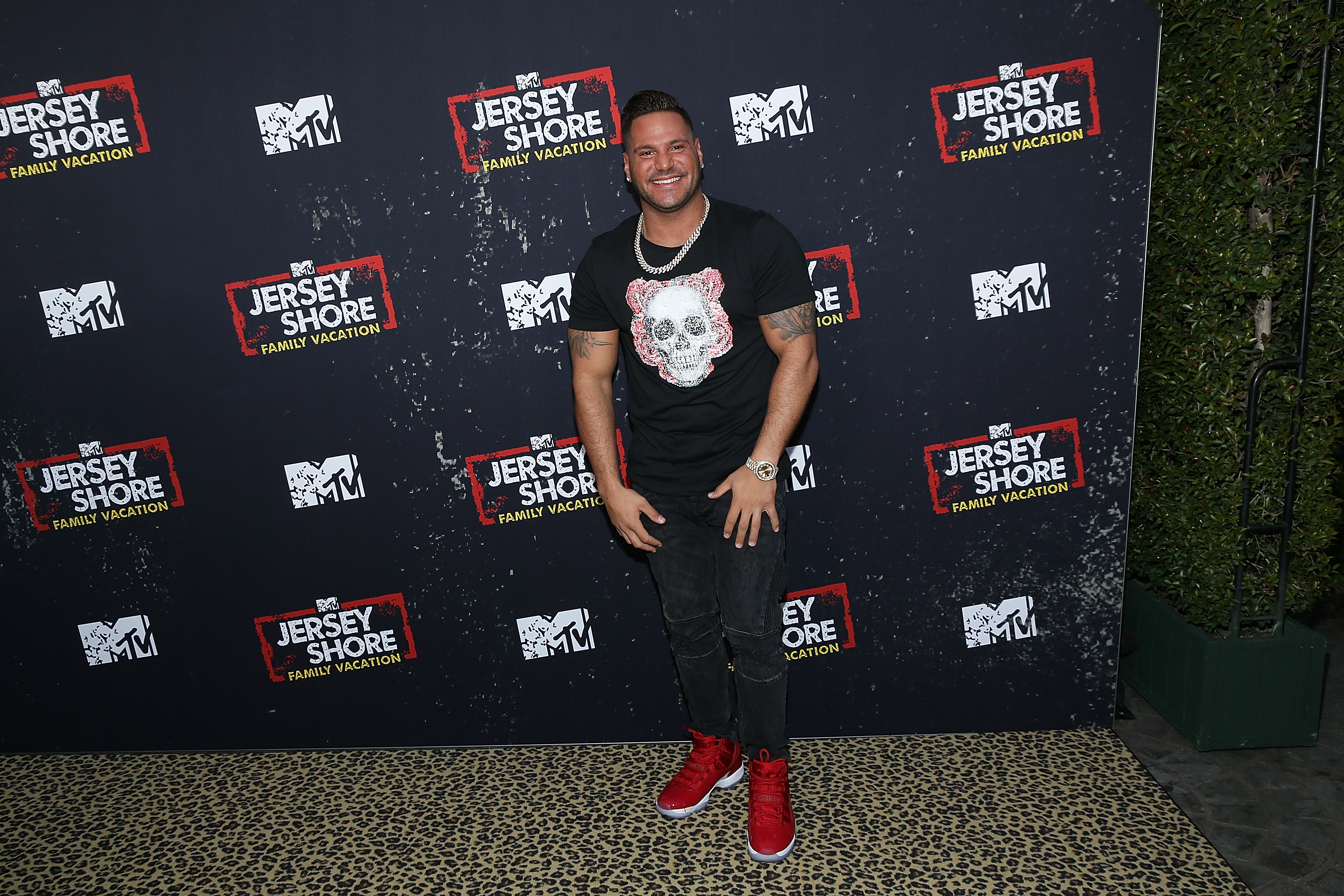 Ronnie Ortiz-Magro attends the 'Jersey Shore Family Vacation' Global Premiere
