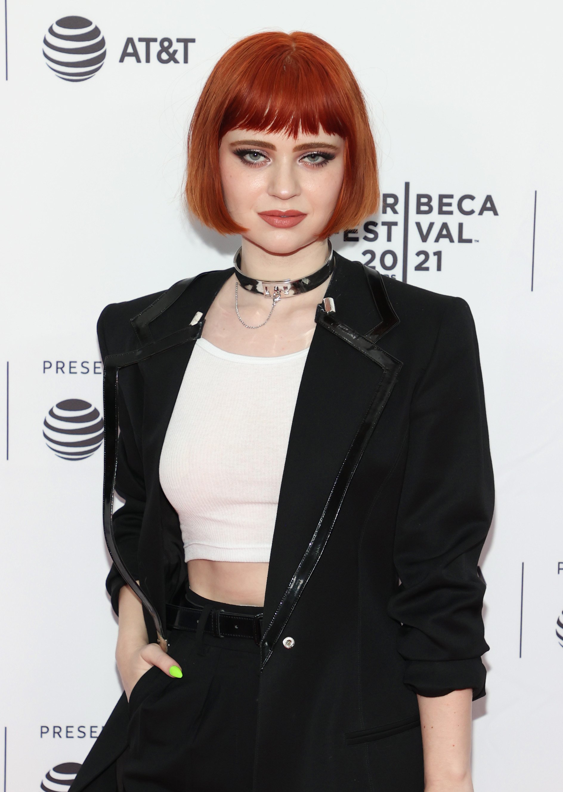 Sierra McCormick from 'American Horror Stories' at the premiere of 'We Need To Do Something' in 2021