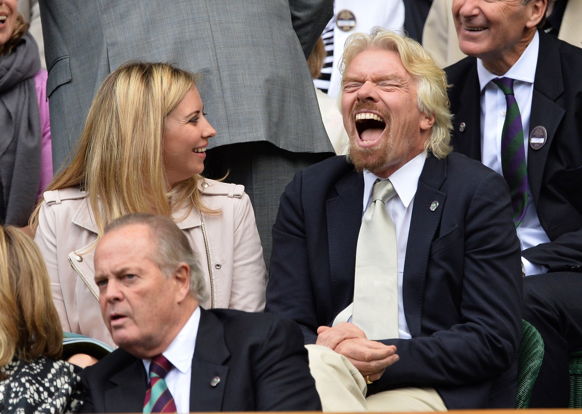 Sir Richard Branson and Holly Branson