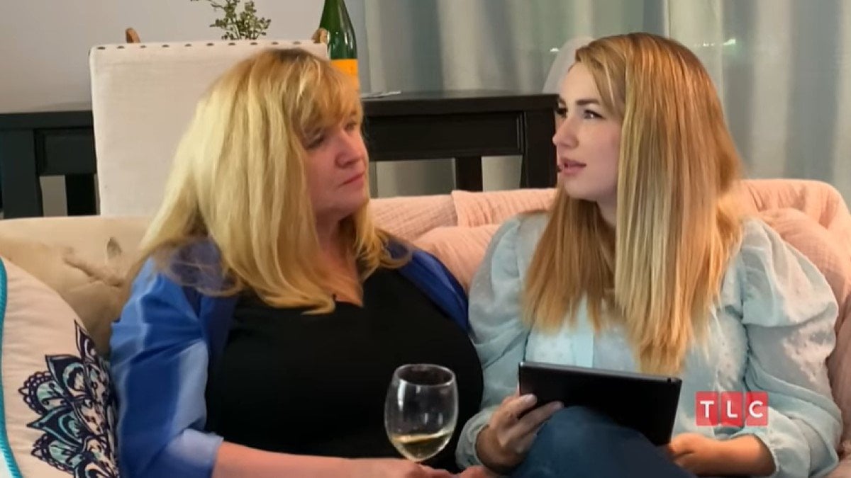 Stephanie Matto with her mother on '90 Day Fiancé Pillow Talk'