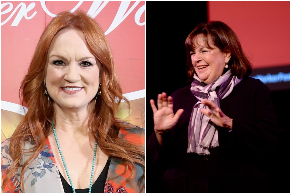 (L-R): Ree Drummond of 'The Pioneer Woman' and Ina Garten of 'Barefoot Contessa' smiling at different events.