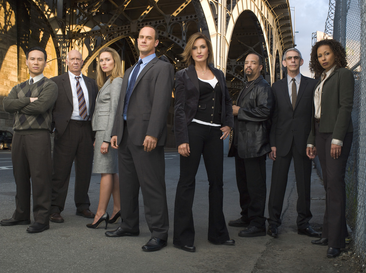 BD Wong, Dann Florek, Michaela McManus, Christopher Meloni, Mariska Hargitay, Ice-T, Richard Belzer, Tamara Tunie in 'Law & Order: SVU' Season 10