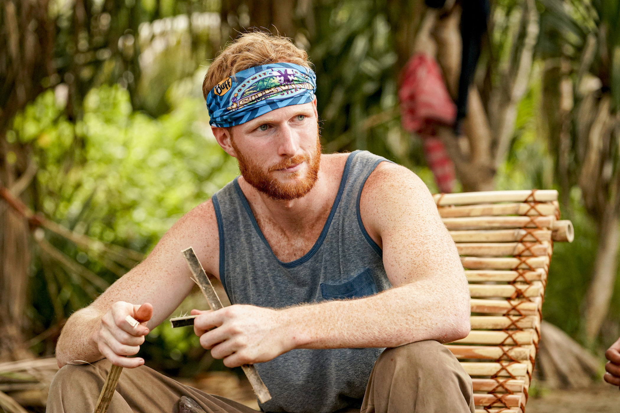 Tommy Sheehan, a future player on MTV's 'The Challenge,' on 'Survivor: Island of the Idols' 