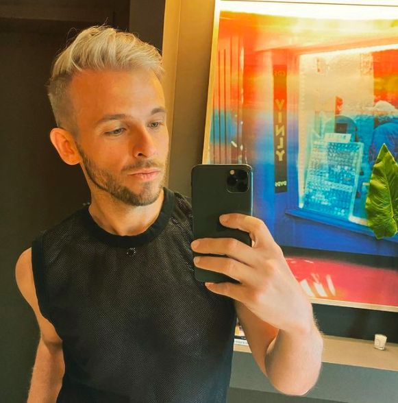 Tyler Whitman from Million Dollar Listing New York debuts his new hair color 