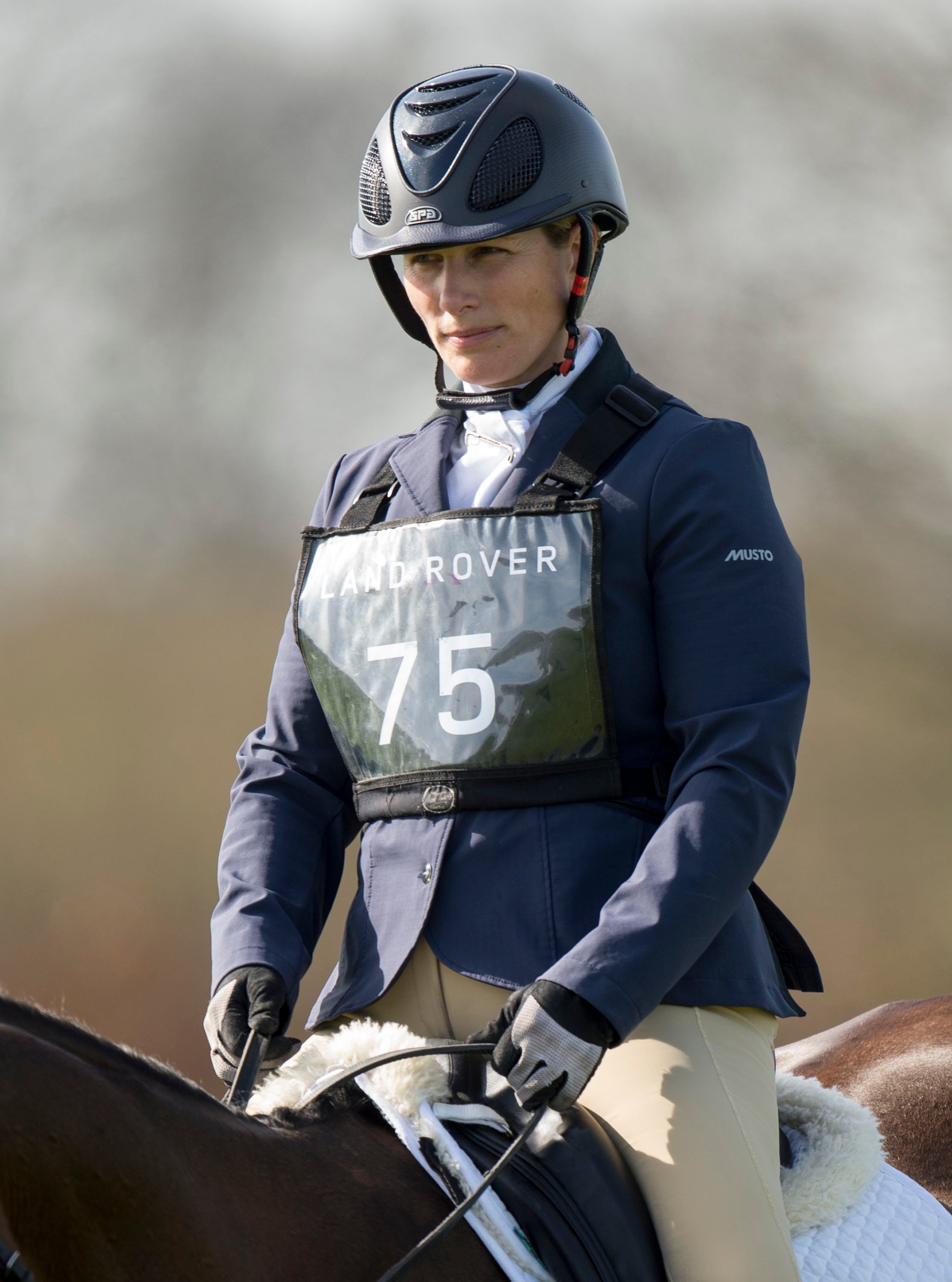 Zara Phillips competes on Rum Expectations at The Gatcombe Horse Trials