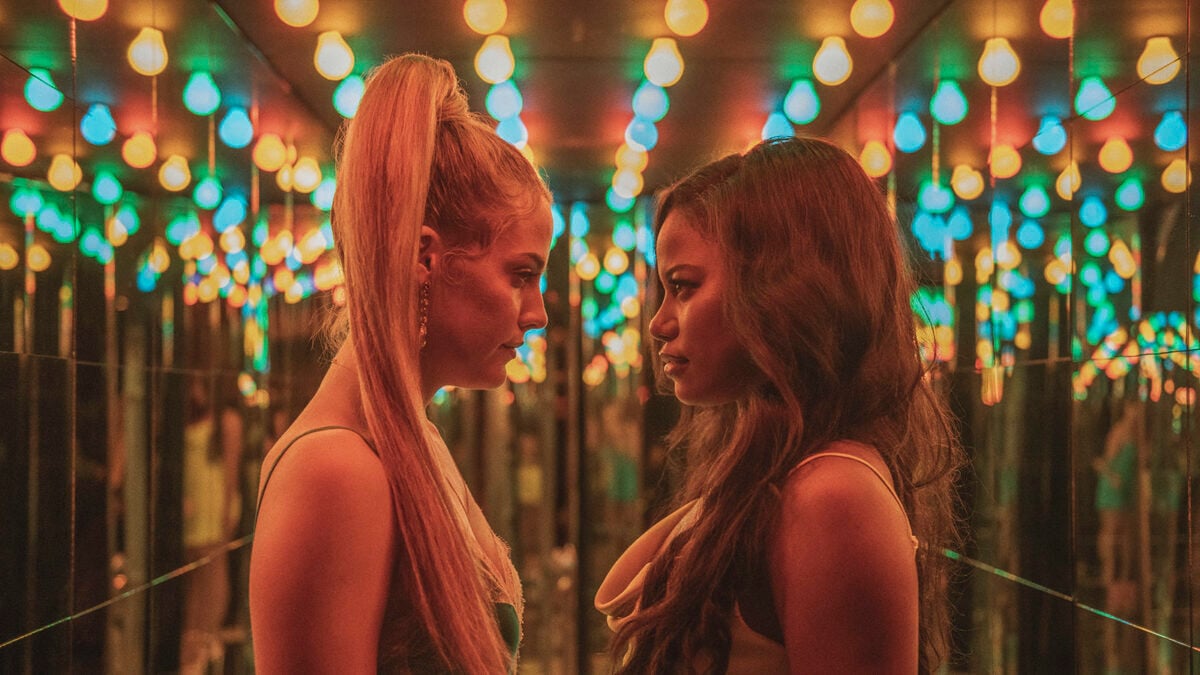 Riley Keough and Taylour Paige in ‘Zola’