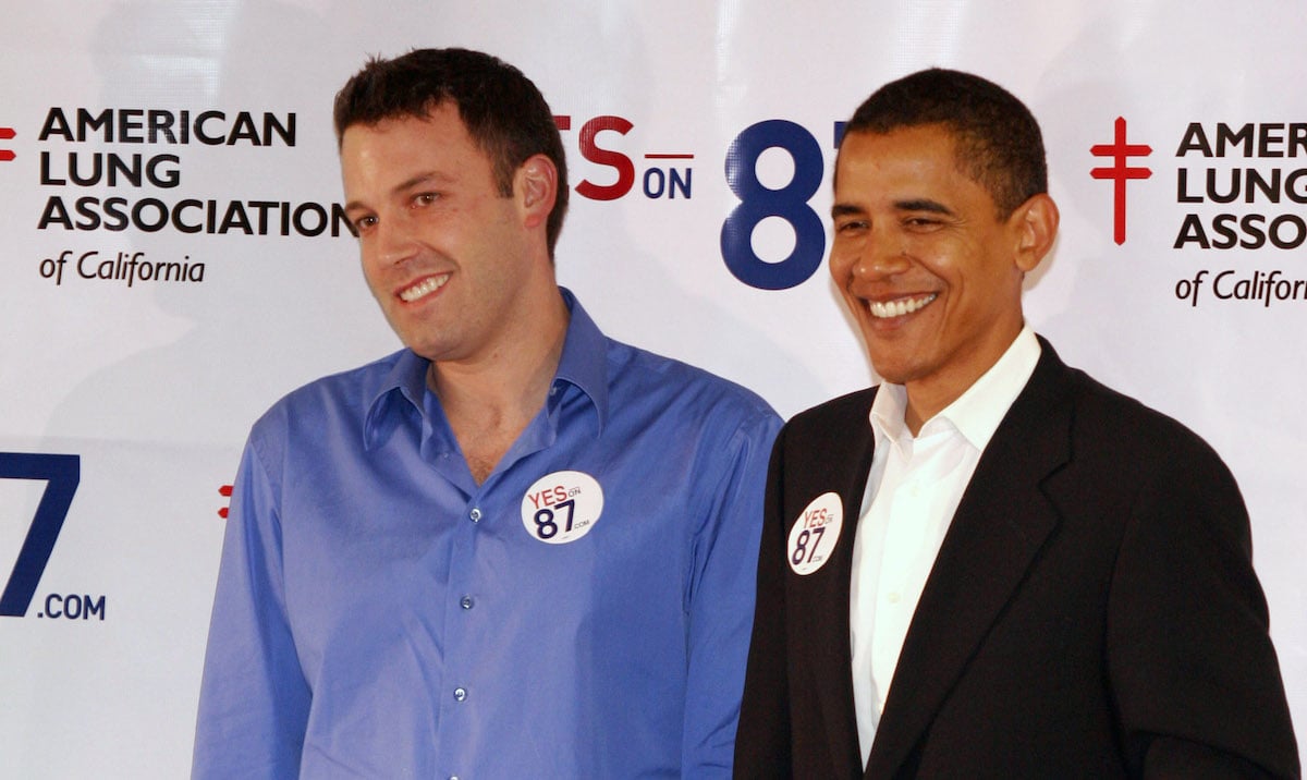 Barack Obama and Ben Affleck