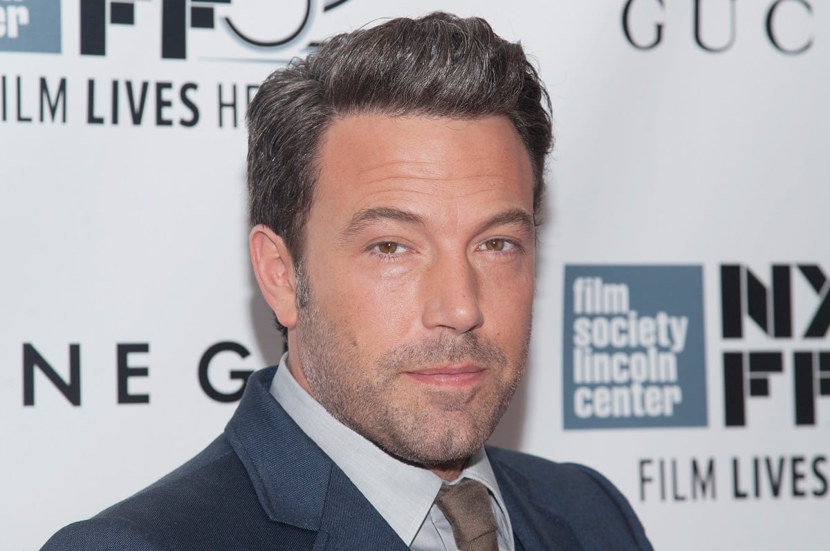 Ben Affleck attends the 'Gone Girl' world premiere during The 52nd New York Film Festival.