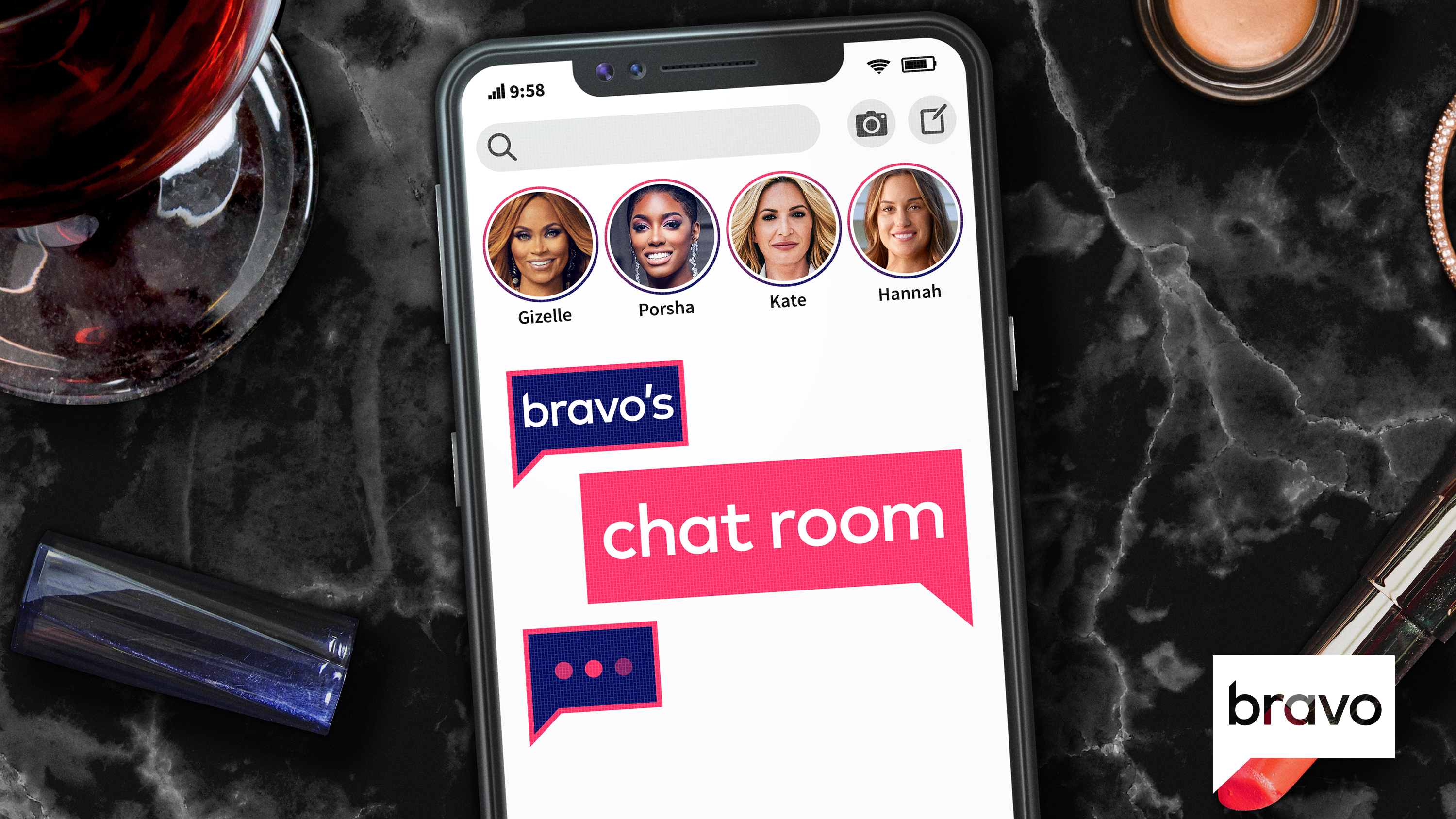 Bravo's Chat Room Key Art