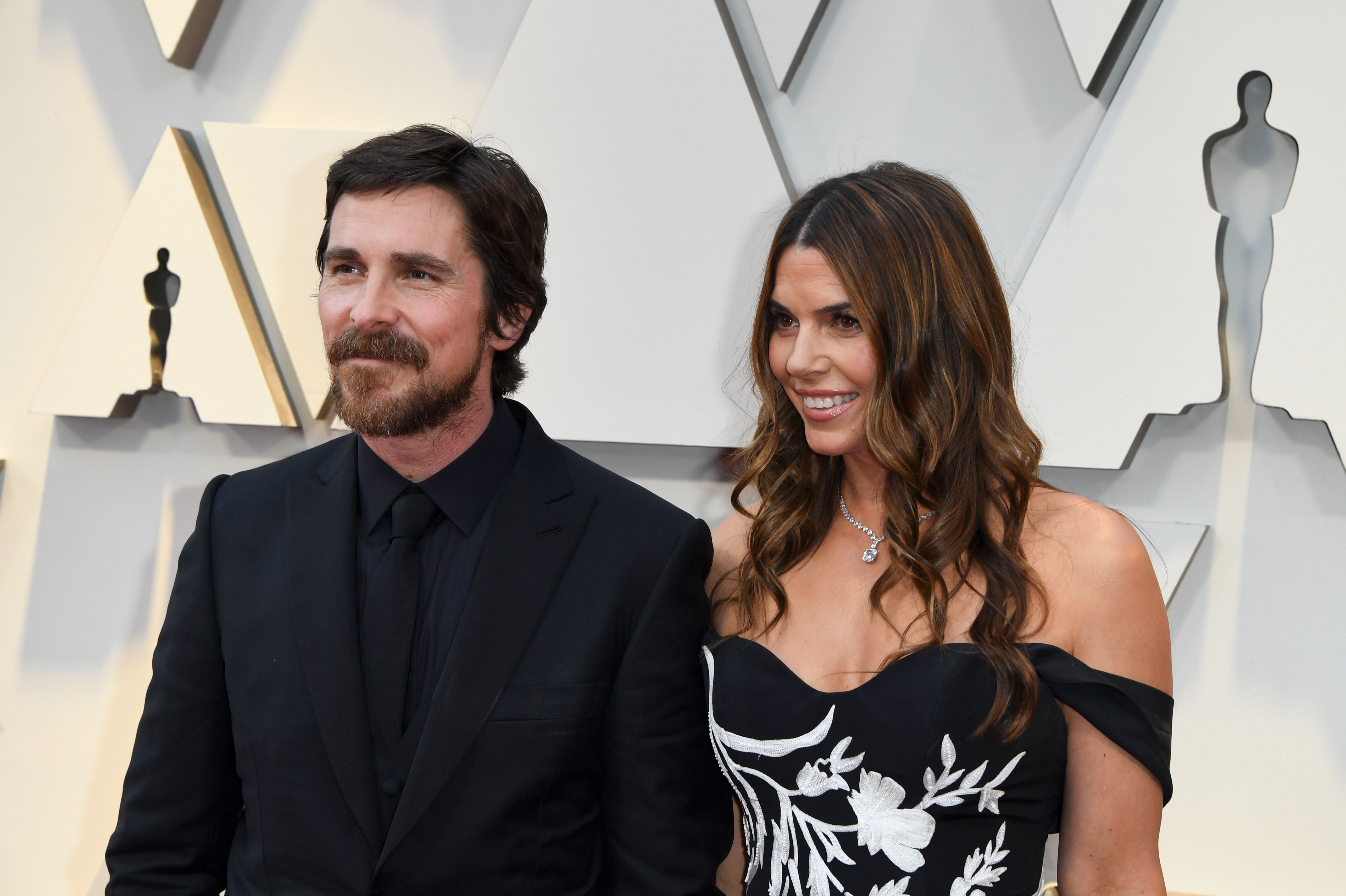 Christian Bale and his wife Sibi Blažić