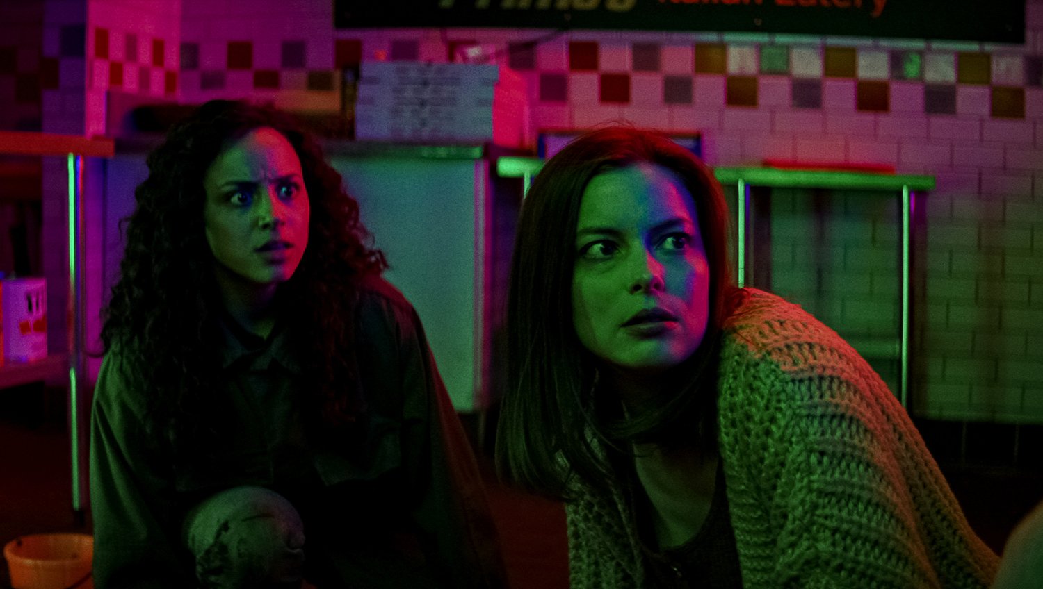 Kiana Madeira and Gillian Jacobs in 'Fear Street Part 3: 1666'