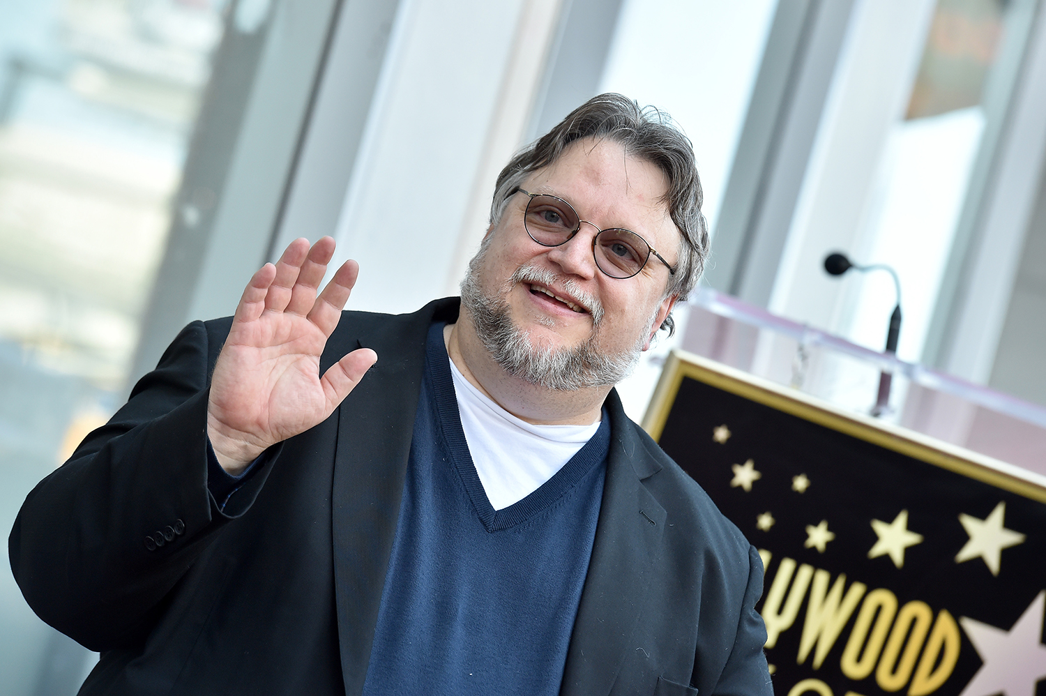 Guillermo del Toro on the Hollywood Walk of Fame