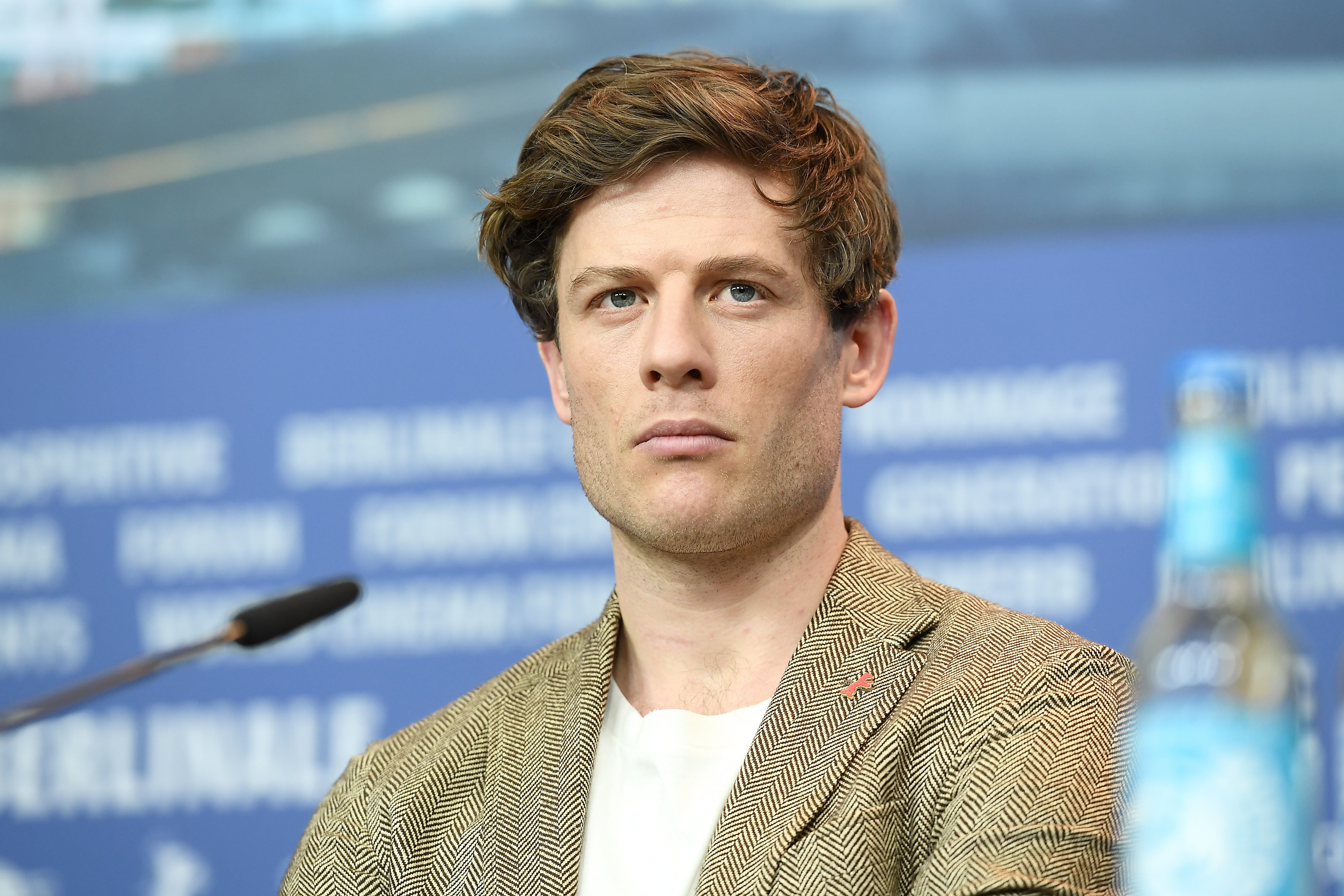 James Norton at a press conference