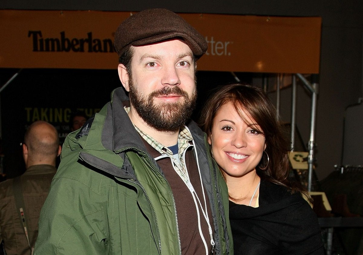 (L-R): Jason Sudeikis and Kay Cannon attend Village at the Yard on January 18, 2008, in Park City, Utah. 