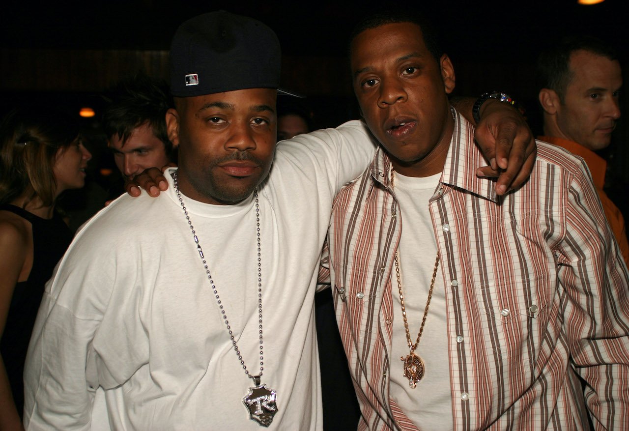 Damon Dash and Jay-Z during Damon Dash's Birthday Party in 2004