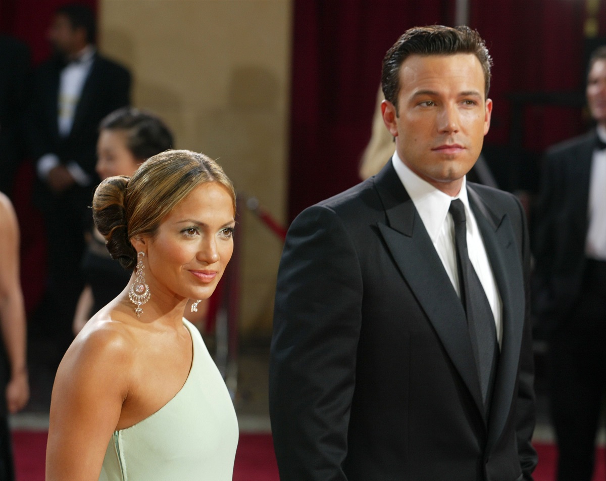 Ben Affleck and Jennifer Lopez attend the 75th Annual Academy Awards on March 23, 2003, in Hollywood, California.