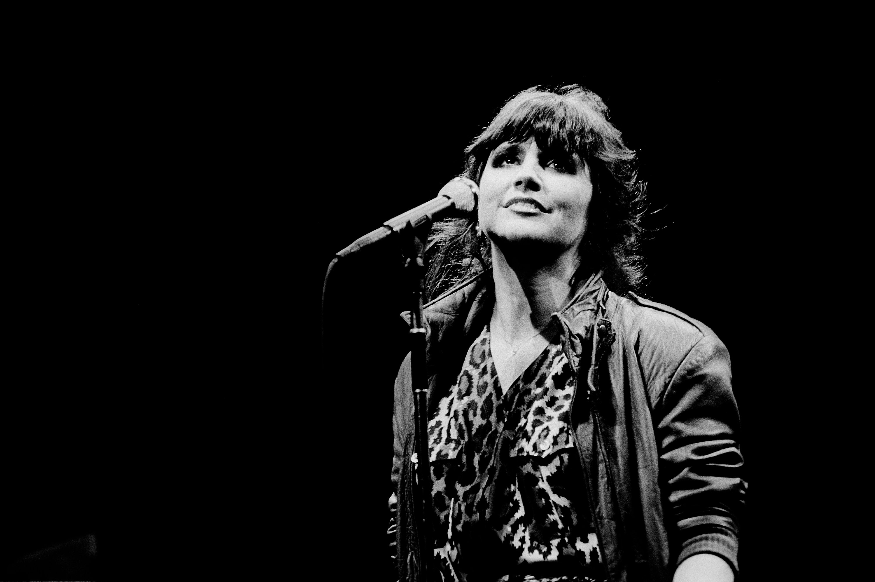 Linda Ronstadt in a jacket