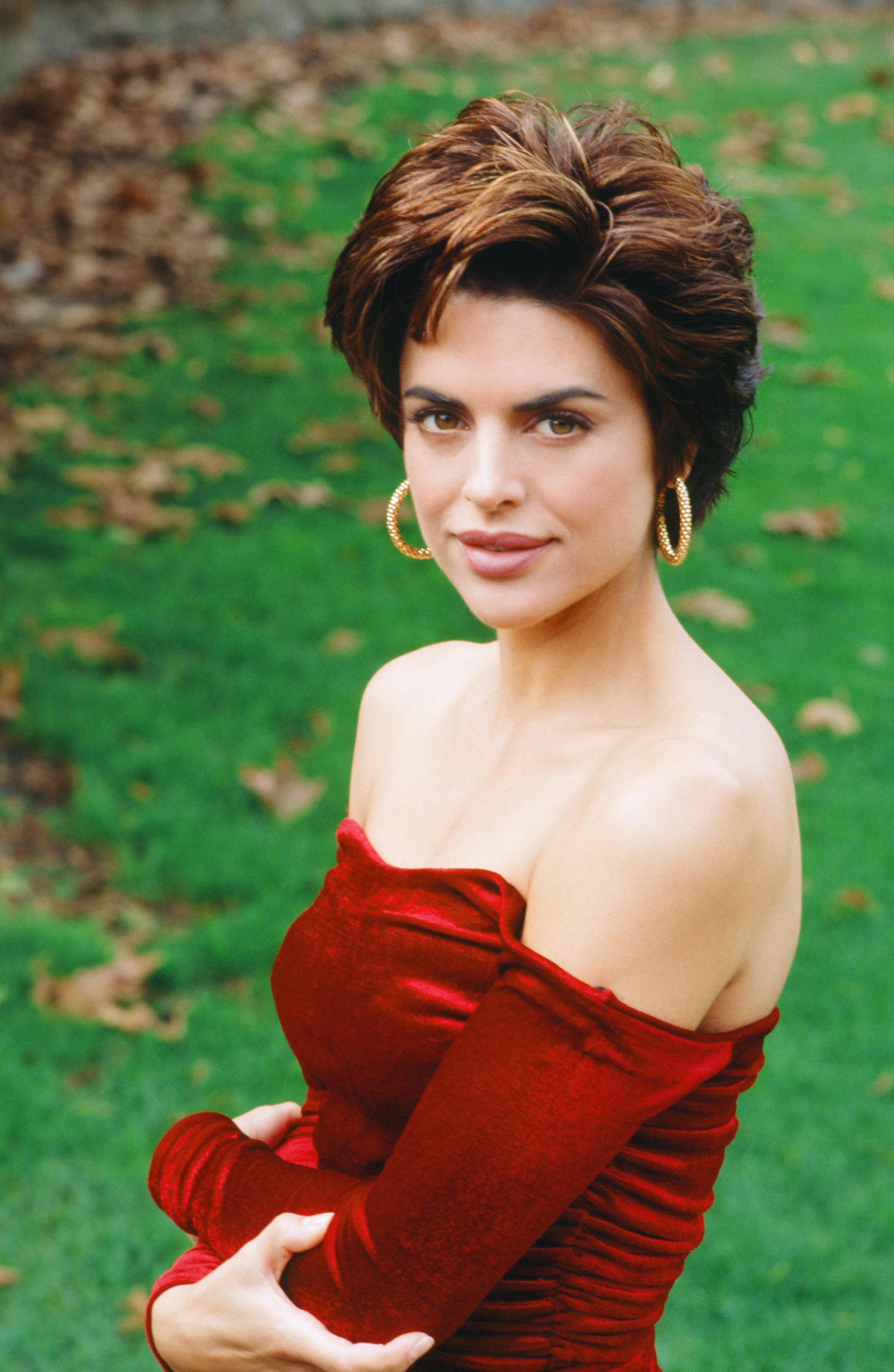 Lisa Rinna posing as Billie Reed, the character she originated in 1992 on 'Days of Our Lives'
