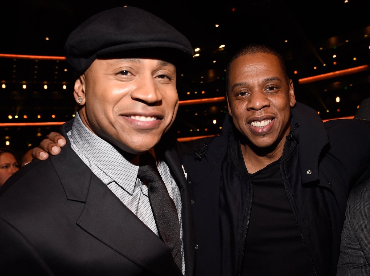 LL Cool J and Jay Z attend Stevie Wonder: Songs In The Key Of Life - An All-Star GRAMMY Salute at Nokia Theatre L.A. Live on February 10, 2015