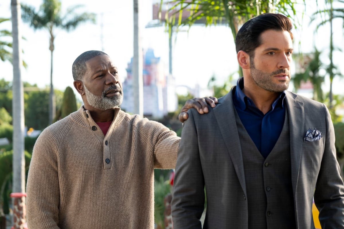 'Lucifer' Season 5B with Dennis Haysbert as God and Tom Ellis as Lucifer