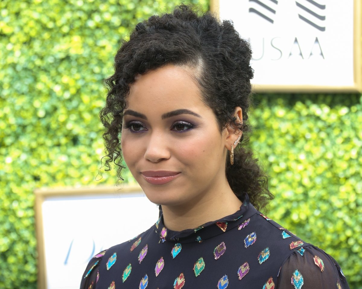 Madeleine Mantock attends the CW Network's fall launch event at Warner Bros. Studios on October 14, 2018 in Burbank, California