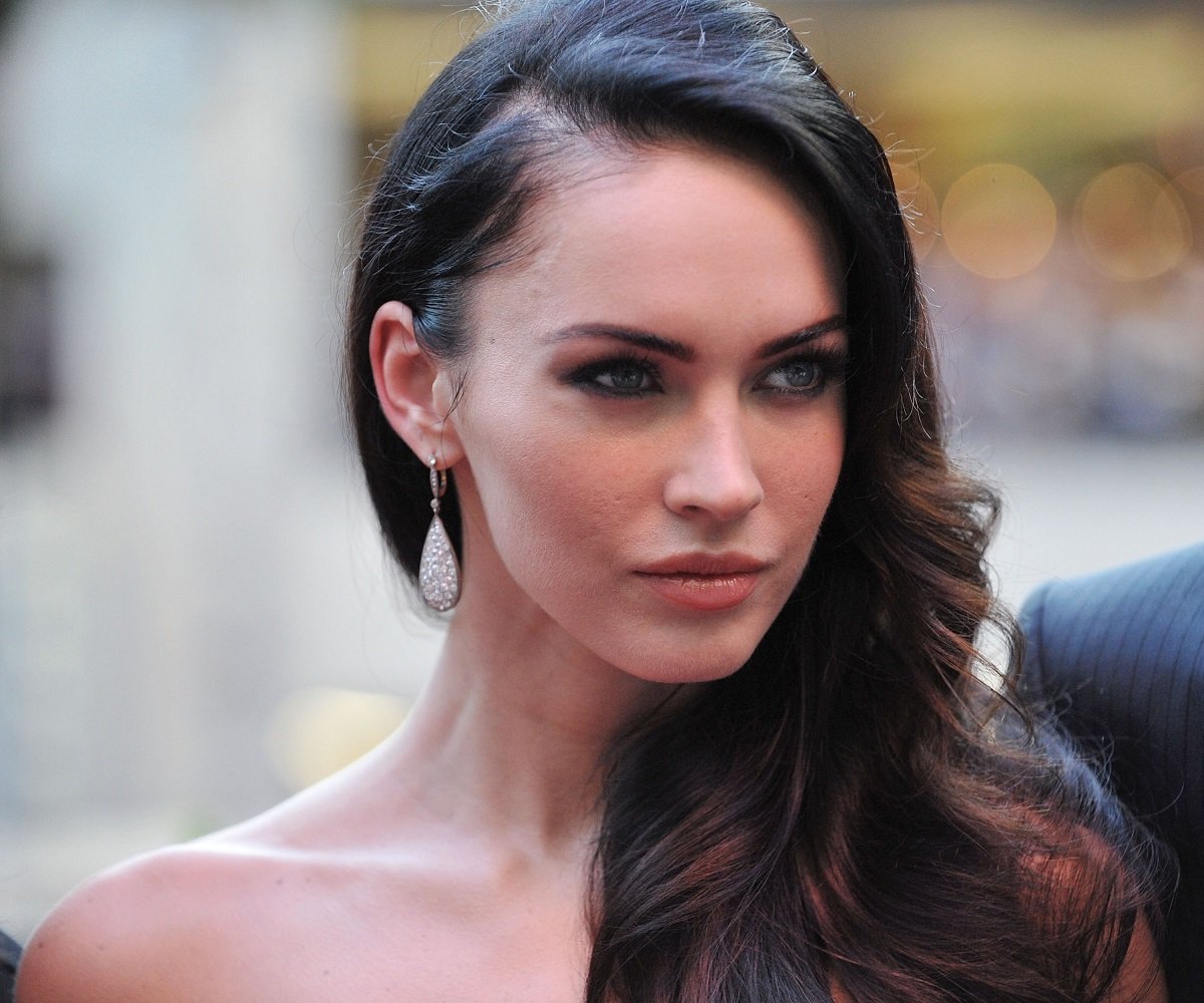 megan fox acne scars