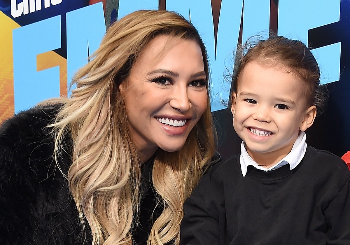 (L-R) Naya Rivera and her son, Josey, attend the premiere of Warner Bros. Pictures' 'The Lego Movie 2: The Second Part' on February 2, 2019. 