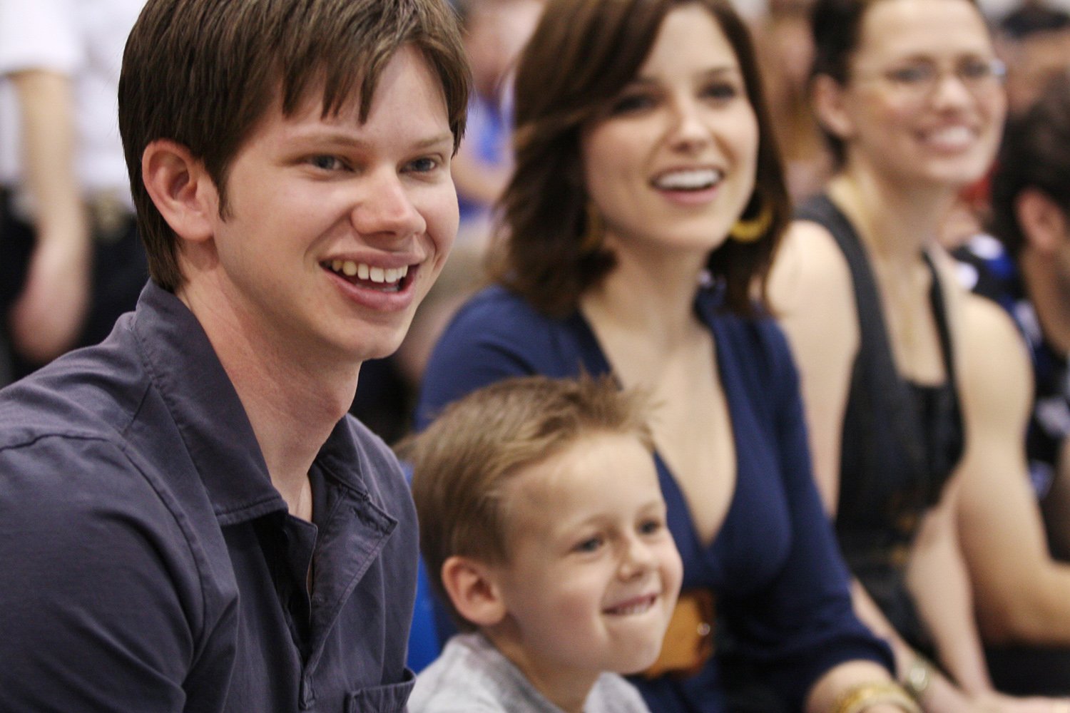 One Tree Hill stars Lee Norris, Jackson Brundage, Sophia Bush, and Bethany Joy Lenz in Wilmington, North Carolina