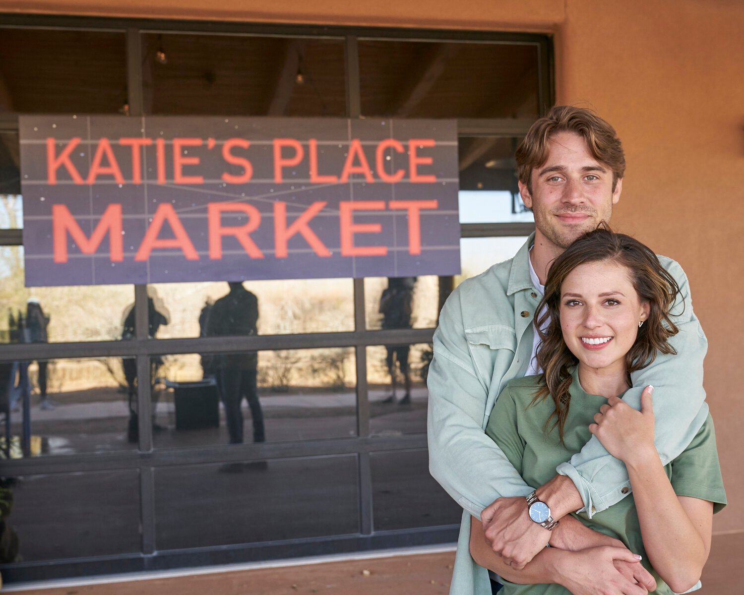 Katie Thurston and Greg Grippo pose during their latest one-on-one date.