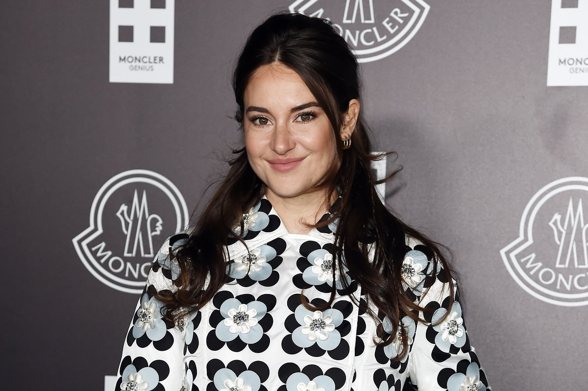 Shailene Woodley attends the Moncler fashion show on February 19, 2020, in Milan, Italy.