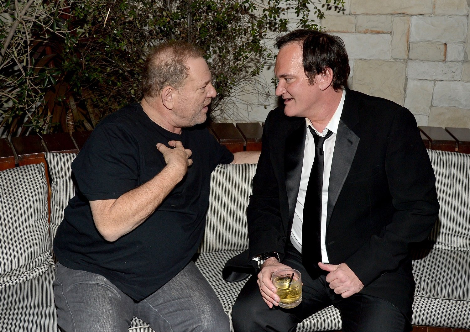 Quentin Tarantino and Harvey Weinstein in 2015 