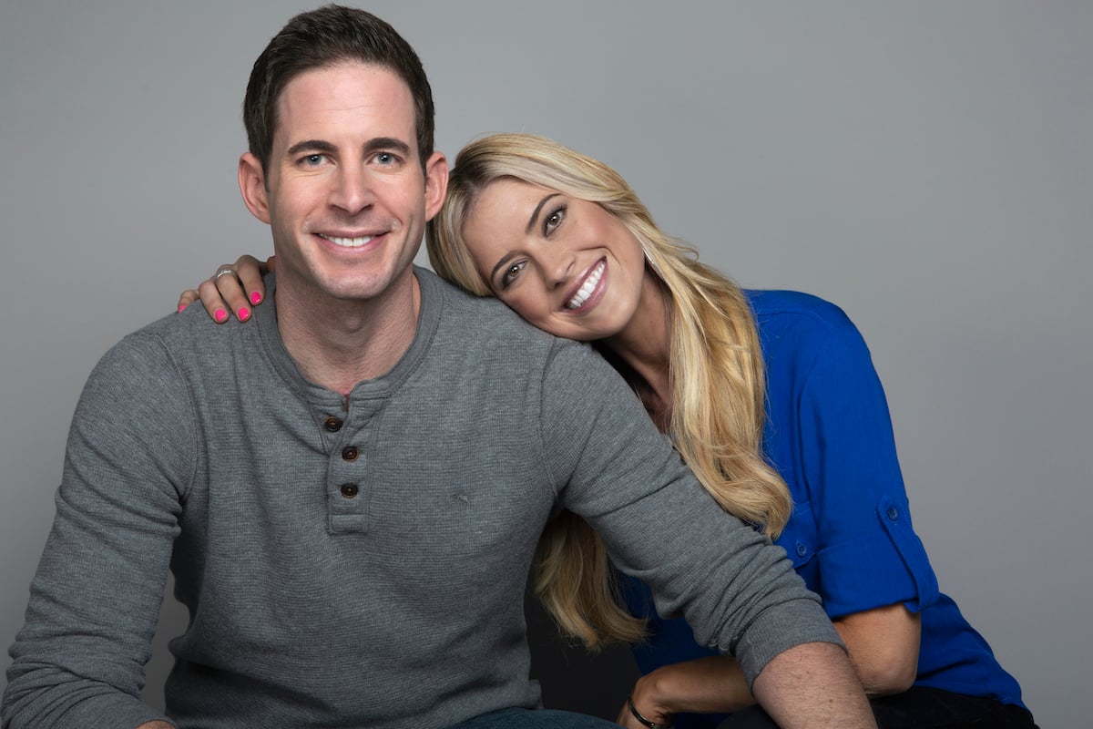 Tarek El Moussa and Christina Haack in a promo photo for 'Flip or Flop' in 2017