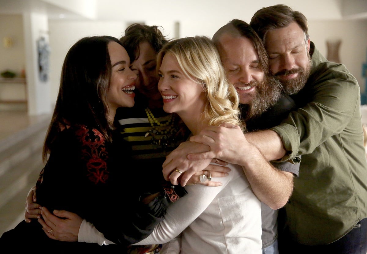 (L-R): Cleopatra Coleman, Kristen Schaal, January Jones, Will Forte, and Jason Sudeikis in 'The Last Man on Earth'