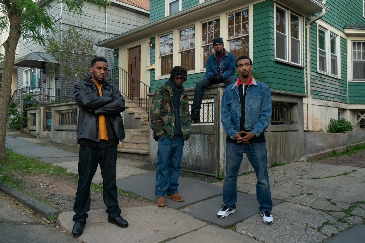 'Wu-Tang: An American Saga': Bobby (Ashton Sanders), Dennis (Siddiq Saunderson), Shotgun (Dave East), and Divine (Julian Elijah Martinez)